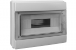 Distribution boards surface 12 modules with clamps (N+PE) IP65