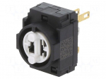Contact block | 61 | connectors | Contacts: NO x2 | 250VAC | 5A