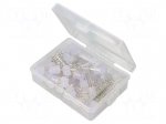 Diode: LED-kit | THT | 8mm | 50pcs | red/green | 3&divide;15VDC | plastic box