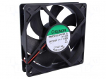 Fan: DC | axial | 24VDC | 120x120x25mm | 254.84m3/h | 54dBA | ball | 24AWG