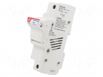 Fuse holder | 22x65mm | for DIN rail mounting | 100A | 1.5kVDC