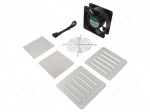 Fan: AC | axial | 230VAC | 54m3/h | IP33 | 120x120x38mm | RAL 7035