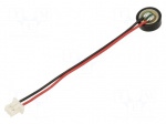Microphone | 2.2k&Omega; | &Oslash;6x1.6mm | 2&divide;10V | SNR: 60dB | Sensitivity: -44dB