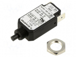 Circuit breaker | Urated: 240VAC | 48VDC | 6.5A | SPST | Poles: 1 | screw