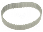 Timing belt | T5 | W: 20mm | H: 2.2mm | Lw: 330mm | Tooth height: 1.2mm