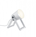 TRIO-Lighting Marc table lamp E27 matt white gaismeklis
