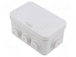 Enclosure: junction box | X: 83mm | Y: 125mm | Z: 61mm | wall mount | IP55