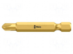 Screwdriver bit | Torq-Set&reg; | TS2 | 1/4" | Overall len: 50mm