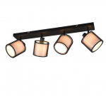 Trio-Lighting Burton 4-pc E14 matt black virziena gaismeklis