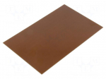 Laminate | FR4,fiberglass,epoxy resin | 1mm | L: 160mm | W: 100mm