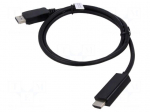 Cable | DisplayPort plug,both sides | DisplayPort 1.2 | 3m | black