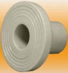 PPR, īscaurule ar atloku D110, pelēka PPR īscaurule ar atloku