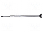 Screwdriver: precision | slot | 2.5x0.4mm | Blade length: 22mm