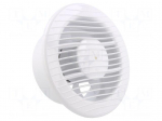 Fan: AC | axial | 230VAC | &Oslash;148mm | 280m3/h | 47dBA | ball | 2650rpm | IPX4