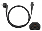 Patareid, akud, toiteplokid ja adapterid // Universaalsed toiteplokid 12V, 9V, 5V // 9699# Kabel zasilający koniczynka 1,5m hq