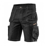 Jalan&otilde;ud, t&ouml;&ouml;riided | Isikukaitsevahendid // T&ouml;&ouml;-, kaitse-, k&otilde;rgn&auml;htavusega riided // Kr&oacute;tkie spodenki robocze DENIM, czarne, rozmiar XXXL