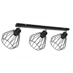 Uued tooted // PINO oprawa ścienno-sufitowa. moc max. 3x60W, E27, czarna, listwa