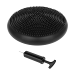 Spordiks ja aktiivseks puhkuseks // Spordikaubad ja varustus // Poduszka sensoryczna rehabilitacyjna 33cm + pompka , kolor czarny, REBEL ACTIVE