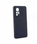 Back panel cover Evelatus Xiaomi 12T Premium Soft Touch Silicone Case Midnight Blue