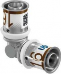 Elbow  32x32 90&deg;  brass, Uponor