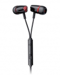 Wired headphones Joyroom headphones 3.5 mm mini jack with remote control and microphone Black