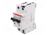 Circuit breaker | 240VAC | Inom: 6A | Poles: 1+N | Charact: B | 25kA | IP20