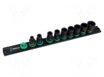Wrench-set | 6-angles,socket spanner,impact | 3/8" | IMPAKTOR