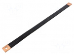 Braids | insulated earthing tape | W: 30mm | 50mm2 | &Oslash;1: 11mm | &Oslash;2: 11mm