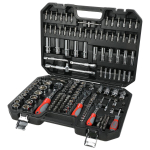 T&ouml;&ouml;riistad ja m&otilde;&otilde;teseadmed // K&auml;sit&ouml;&ouml;riistad ja k&auml;sit&ouml;&ouml;riistade komplektid // Zestaw 179 szt. nasadek,crv,s2,1/2",3/8",1/4",bmc,proline