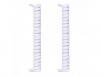 Elastic spiral laces for diabetics