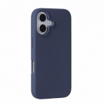 Back panel cover Evelatus Apple iPhone 16 Premium Magsafe Soft Touch Silicone Case Midnight Blue