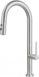 Kitchen faucet with pull-out spout - 2 types of spray