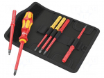 Screwdriver: insulated-set | insulated | square,Phillips,slot