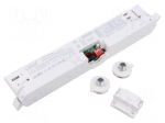 Power supply: switching | LED | 44W | 9&divide;42VDC | 300mA&divide;1.05A | IP20 | 89%