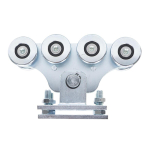 PNI RPA200 wheel kit for self-supporting gates with a maximum height of 210 cm, 1 piece