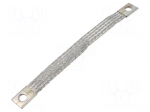 Braids | earthing tape | 16mm2 | &Oslash;1: 9mm | &Oslash;2: 9mm | 120A | L: 0.18m