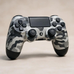 Wireless game controller Riff DualShock 4 v2 Camouflage Gray for PS4, PS TV, PS Now