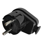 Uued tooted // Wtyczka kątowa Uni-Schuko 16A, 230V, czarna, 24 sztuki