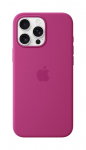Apple iPhone 16 Pro Max Silicone Case with MagSafe - Fuchsia
