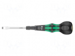 Screwdriver: standard | slot | 235mm | Kraftform Ball-Grip 1834