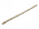 LED tape | white warm | 3528 | LED/m: 180 | 10.5mm | white PCB | IP65