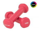 Tunturi Vinyl Dumbbells 0.5kg, Pink, 2pcs
