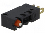 Microswitch SNAP ACTION | without lever | SPDT | 5A/250VAC | ON-(ON)