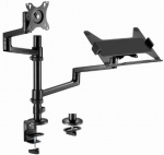 Monitor mount Gembird Desk Mounted Adjustable monitor arm with Notebook Tray