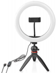 Tripod Nedis Ring Light 26cm 2700k - 6700k