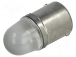LED lamp | white | BA15S | 24VDC | 24VAC