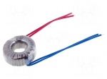 Transformer: toroidal | 20VA | 230VAC | 17V | 1.17A | 0.4kg | &Oslash;: 70mm | IP00