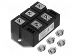 Bridge rectifier: three-phase | Urmax: 1.2kV | If: 200A | Ifsm: 2.24kA