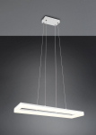 Trio Camino LED piekarama lampa matt white 4000K brushed steel R35771131 4017807655780