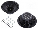 Car loudspeakers | two-way | 165mm | 90W | 80&divide;20000Hz | 2 loudspeakers